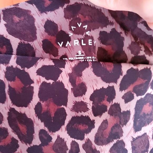 Varley Brown Animal Print Leggings size Small - Picture 3 of 7